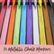 Chalk Markers (10 Pack) Liquid Chalk Pens - For Blackboards, Chalkboard, Bistro Menu, Window - Wet Wipe Erasable - 6mm Reversible Bullet & Chisel Tip